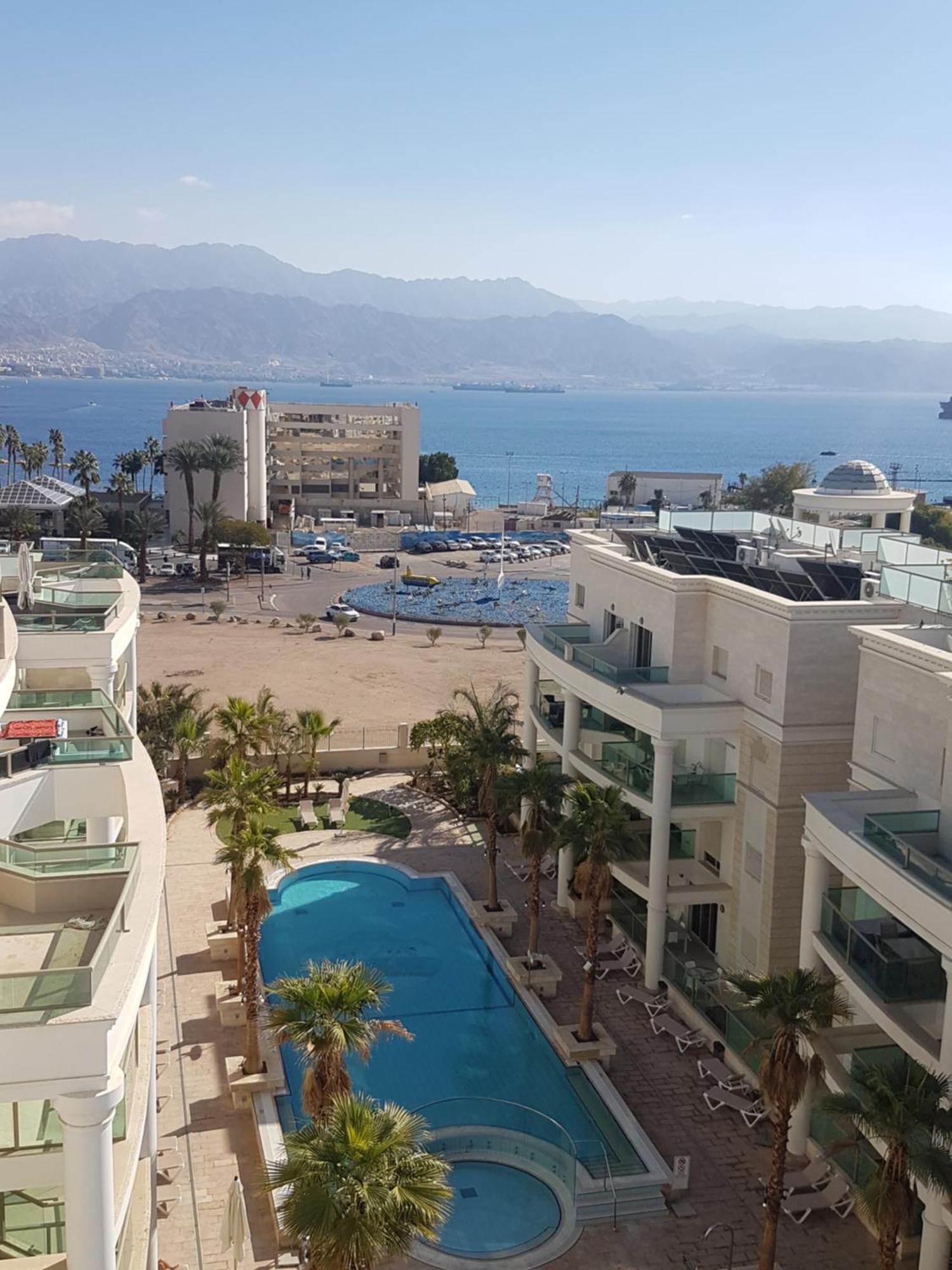 Palmore Top Luxury Penthause With Juccuzi First Line Of The Seaside Lejlighed Eilat Eksteriør billede